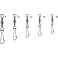 Jaxon Krętlik baryłkowy z agrafką Hook AJ-KA108C rozm. 8 op. 10szt