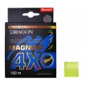 DRAGON Magnum 4X  0,12mm / 150m / 10,40kg kuitusiima keltainen FLUO