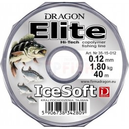 Dragon Elite Ice Soft żyłka podlodowa 0.14mm / 40m / 2.35kg